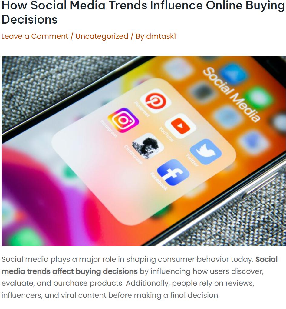 how social media influence
